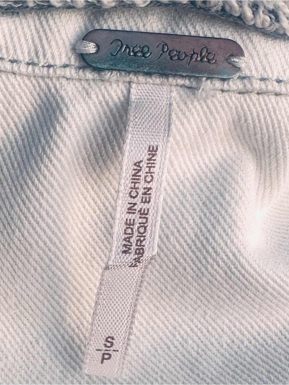 Free People Knit Hooded Denim Jacket - Picture 15 of 16